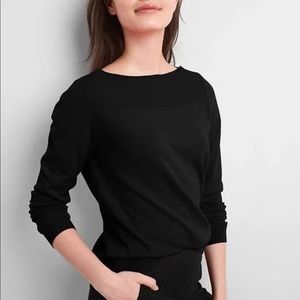GAP Black Crew Neck Sweater